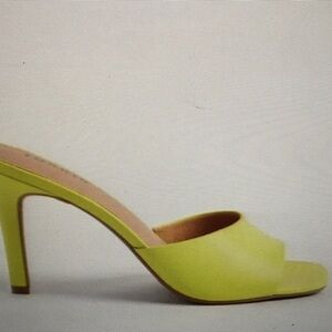 stiletto heel wide width 8.5 shoes slides mule bright heels